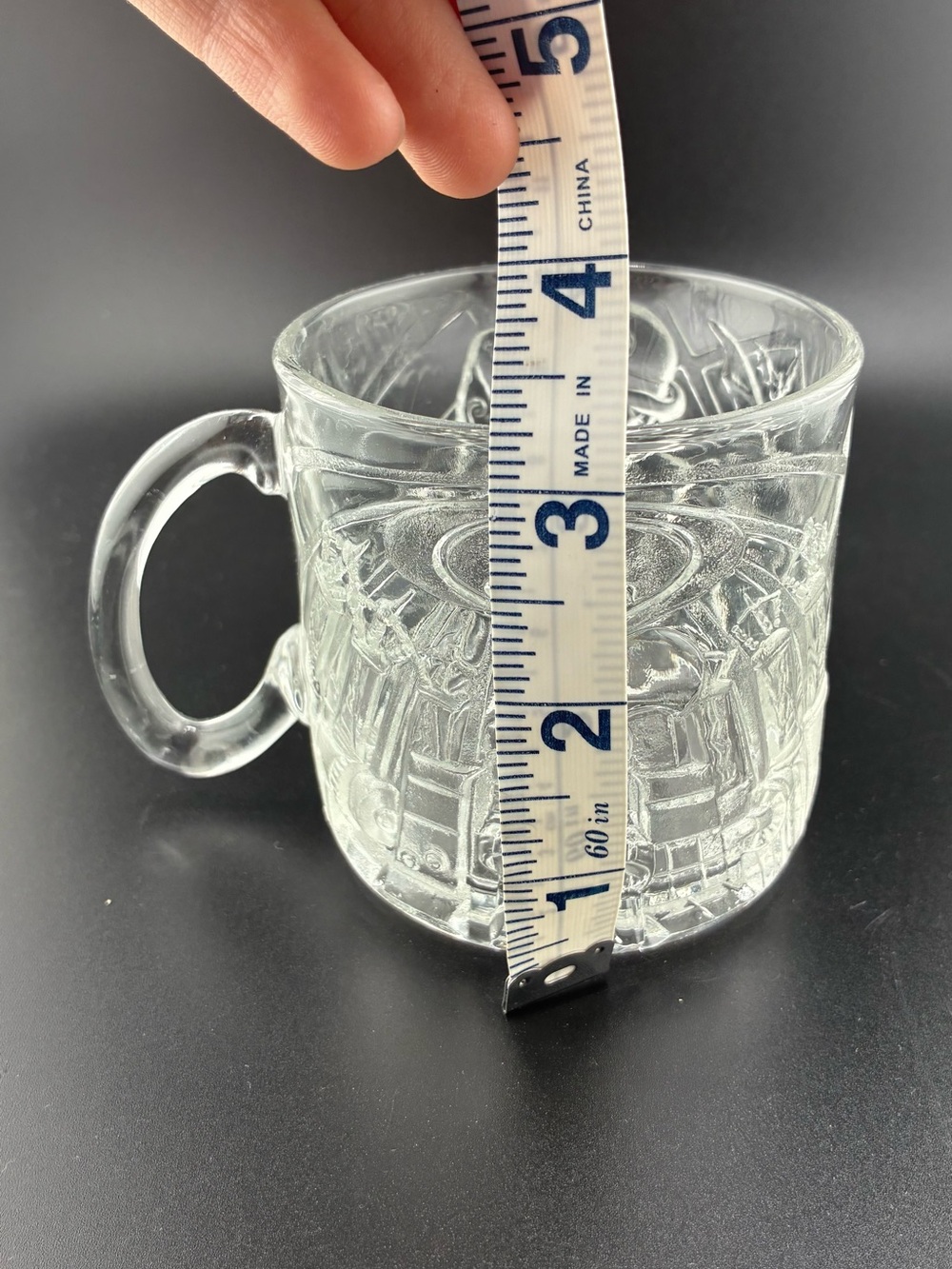 McDonald's Batman Clear Glass Decorative Mugs - Transparent Set of 3 - Picture 10 of 11